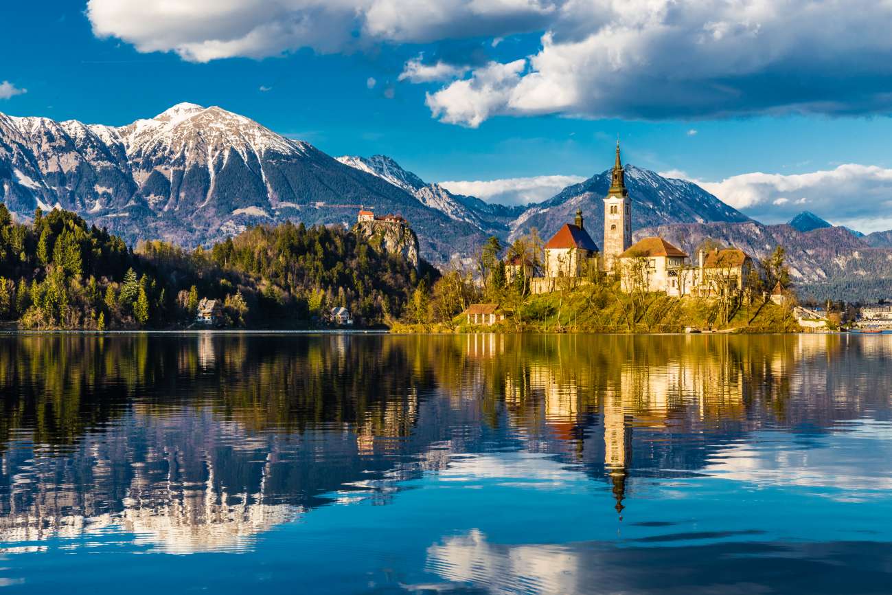 Fly en Drive door het prachtige Slovenie en Kroatie Afbeelding